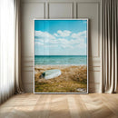 Coastal Serenity Wall Art Canvas Print – Framed Ocean View by MyGreatCanvas | Canvas Wall Art Prints | Photo Prints & Wall Decor