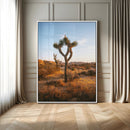 Joshua Tree Wall Art Canvas Print – Framed Golden Hour