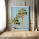 Tropical Ocean Canvas Print – Framed Beach Coastal Nautical