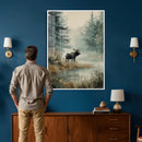 Watercolor Abstract Moose Wall Art Canvas Print – Wildlife by MyGreatCanvas | Canvas Wall Art Prints | Photo Prints & Wall Decor