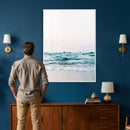 Ocean Wave Wall Art Canvas Print, Minimal Seascape by MyGreatCanvas | Canvas Wall Art Prints | Photo Prints & Wall Decor