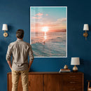 Sunset Surf Wall Art Canvas Print – Coastal Ocean by MyGreatCanvas | Canvas Wall Art Prints | Photo Prints & Wall Decor