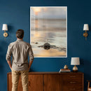 Sea Turtle Hatchling Wall Art Canvas Print – Soft Coastal by MyGreatCanvas | Canvas Wall Art Prints | Photo Prints & Wall Decor