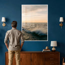 Ocean Wave Wall Art Canvas Print, Calm Coastal Nature by MyGreatCanvas | Canvas Wall Art Prints | Photo Prints & Wall Decor