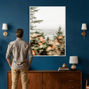 Fall Forest Wall Art Canvas Print – Soft Evergreen Woodland by MyGreatCanvas | Canvas Wall Art Prints | Photo Prints & Wall Decor