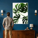Abstract Teal Blue Wall Art Canvas Print, Modern Abstract by MyGreatCanvas | Canvas Wall Art Prints | Photo Prints & Wall Decor