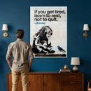 Banksy Girl and Blue Bird Canvas Art Print: Banksy if you by MyGreatCanvas | Canvas Wall Art Prints | Photo Prints & Wall Decor