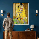 The Kiss Wall Art Canvas Print – Gustav Klimt The Kiss Gold by MyGreatCanvas | Canvas Wall Art Prints | Photo Prints & Wall Decor