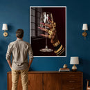 Black Woman Holding Elegant Wine Glass Art, Black Girl Art, by MyGreatCanvas | Canvas Wall Art Prints | Photo Prints & Wall Decor