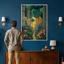 Gustav Klimt Style Forest Canvas Wall Art, Golden Forest by MyGreatCanvas | Canvas Wall Art Prints | Photo Prints & Wall Decor