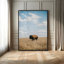 Bison Photography Wall Art Canvas Print – Framed Western by MyGreatCanvas | Canvas Wall Art Prints | Photo Prints & Wall Decor