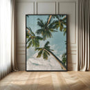 Tropical Palm Trees Wall Art Canvas Print – Coastal Nature
