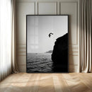 Silhouette Wall Art - Silhouette Cliff Diver Wall Art – by MyGreatCanvas | Canvas Wall Art Prints | Photo Prints & Wall Decor