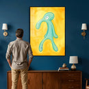 Squidward Tentacles Wall Art Canvas Print – Bold and Brash by MyGreatCanvas | Canvas Wall Art Prints | Photo Prints & Wall Decor