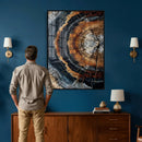 Abstract Wood Grain Canvas Print, Tree Ring Pattern Wall by MyGreatCanvas | Canvas Wall Art Prints | Photo Prints & Wall Decor