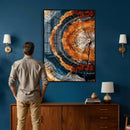 Abstract Wood Grain Canvas Print, Tree Ring Pattern Wall by MyGreatCanvas | Canvas Wall Art Prints | Photo Prints & Wall Decor