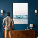 Ocean Wave Wall Art Canvas Print, Minimal Seascape by MyGreatCanvas | Canvas Wall Art Prints | Photo Prints & Wall Decor