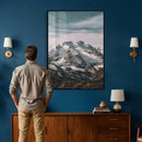 Alpine Mountain Landscape Wall Art Canvas Print, Snowy Peak by MyGreatCanvas | Canvas Wall Art Prints | Photo Prints & Wall Decor