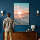 Sunset Surf Wall Art Canvas Print – Coastal Ocean by MyGreatCanvas | Canvas Wall Art Prints | Photo Prints & Wall Decor