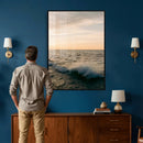 Ocean Wave Wall Art Canvas Print, Calm Coastal Nature by MyGreatCanvas | Canvas Wall Art Prints | Photo Prints & Wall Decor