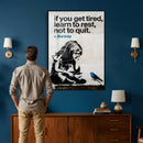 Banksy Girl and Blue Bird Canvas Art Print: Banksy if you by MyGreatCanvas | Canvas Wall Art Prints | Photo Prints & Wall Decor