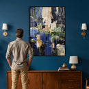 Abstract Dark Blue Wall Art Canvas Print by MyGreatCanvas | Canvas Wall Art Prints | Photo Prints & Wall Decor