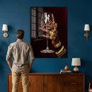 Black Woman Holding Elegant Wine Glass Art, Black Girl Art, by MyGreatCanvas | Canvas Wall Art Prints | Photo Prints & Wall Decor