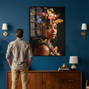 Butterfly Crown Gold Woman Portrait — Monarch Queen Canvas by MyGreatCanvas | Canvas Wall Art Prints | Photo Prints & Wall Decor