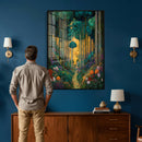 Gustav Klimt Style Forest Canvas Wall Art, Golden Forest by MyGreatCanvas | Canvas Wall Art Prints | Photo Prints & Wall Decor
