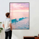 Sunset Surf Wall Art Canvas Print – Coastal Ocean by MyGreatCanvas | Canvas Wall Art Prints | Photo Prints & Wall Decor