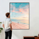 Pastel Beach Wall Art Canvas Print – Soft Coastal by MyGreatCanvas | Canvas Wall Art Prints | Photo Prints & Wall Decor