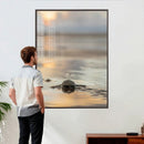 Sea Turtle Hatchling Wall Art Canvas Print – Soft Coastal by MyGreatCanvas | Canvas Wall Art Prints | Photo Prints & Wall Decor