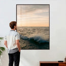 Ocean Wave Wall Art Canvas Print, Calm Coastal Nature by MyGreatCanvas | Canvas Wall Art Prints | Photo Prints & Wall Decor