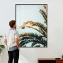 Palm Leaves Wall Art Canvas Print, Minimal Tropical Palm by MyGreatCanvas | Canvas Wall Art Prints | Photo Prints & Wall Decor