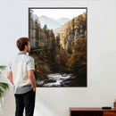 Autumn Forest Mountain Wall Art Canvas Print, Nature by MyGreatCanvas | Canvas Wall Art Prints | Photo Prints & Wall Decor