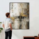 Framed Abstract Wall Art Canvas Print, Gold Black Modern by MyGreatCanvas | Canvas Wall Art Prints | Photo Prints & Wall Decor