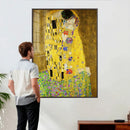 The Kiss Wall Art Canvas Print – Gustav Klimt The Kiss Gold by MyGreatCanvas | Canvas Wall Art Prints | Photo Prints & Wall Decor