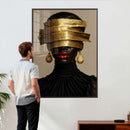Abstract Afro American Women Wall Art Canvas Print by MyGreatCanvas | Canvas Wall Art Prints | Photo Prints & Wall Decor