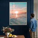 Sunset Surf Wall Art Canvas Print – Coastal Ocean by MyGreatCanvas | Canvas Wall Art Prints | Photo Prints & Wall Decor
