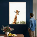 Giraffe Wall Art Canvas Print – Minimal Wildlife Photography by MyGreatCanvas | Canvas Wall Art Prints | Photo Prints & Wall Decor