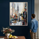 Chrysler Building New York Wall Art Canvas Print, Abstract by MyGreatCanvas | Canvas Wall Art Prints | Photo Prints & Wall Decor
