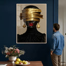 Abstract Afro American Women Wall Art Canvas Print by MyGreatCanvas | Canvas Wall Art Prints | Photo Prints & Wall Decor