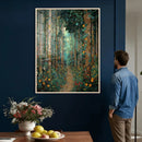 Gustav Klimt Style Forest Canvas Wall Art, Golden Forest by MyGreatCanvas | Canvas Wall Art Prints | Photo Prints & Wall Decor