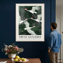 Yayoi Kusama Crane Bird Wall Art Canvas Print, Japanese by MyGreatCanvas | Canvas Wall Art Prints | Photo Prints & Wall Decor