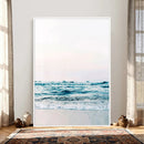 Minimal Ocean Wave Wall Art Canvas Print – Coastal Seascape by MyGreatCanvas | Canvas Wall Art Prints | Photo Prints & Wall Decor