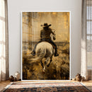 Western Cowgirl Wall Art Canvas Print by MyGreatCanvas | Canvas Wall Art Prints | Photo Prints & Wall Decor