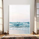 Ocean Wave Wall Art Canvas Print, Minimal Seascape by MyGreatCanvas | Canvas Wall Art Prints | Photo Prints & Wall Decor
