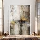Framed Abstract Wall Art Canvas Print, Gold Black Modern by MyGreatCanvas | Canvas Wall Art Prints | Photo Prints & Wall Decor