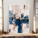 Abstract Navy Blue Wall Art Canvas Print by MyGreatCanvas | Canvas Wall Art Prints | Photo Prints & Wall Decor