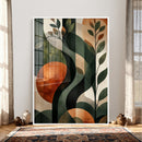 Abstract Green Flowers Wall Art Canvas Print by MyGreatCanvas | Canvas Wall Art Prints | Photo Prints & Wall Decor